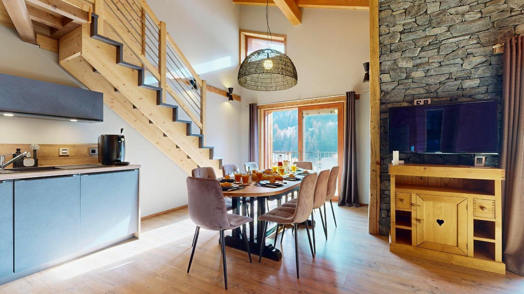 Chalet Grand Croix - Haut Standing - 8, 10 Pers Lanslebourg-Mont-Cenis Exterior foto